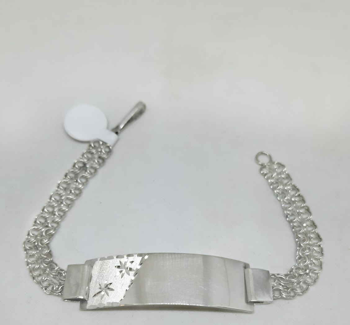 Silver Ladie ID Band